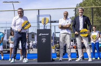 兰博基尼汽车公司与百保力合作板式网球拍项目
